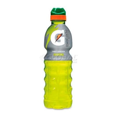 Quaker Foods Gatorade Thirst Quencher Sports Drink, Lemon Lime, 24 oz., 24/Carton QKR24120